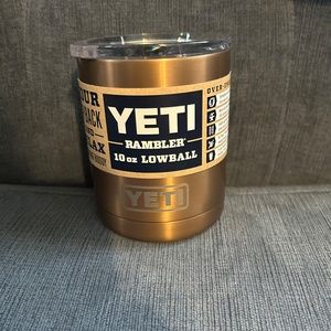Yeti Rambler 10 oz Lowball, Elements Collection - Copper